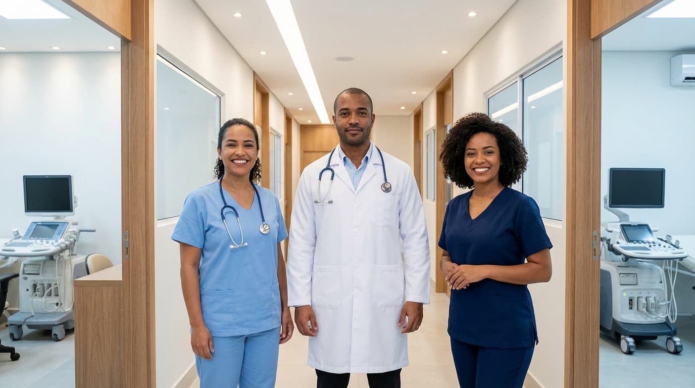 Uniformes para clínicas e hospitais: normas, tecidos e personalização