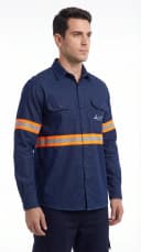 Camisa de trabalho - vista lateral