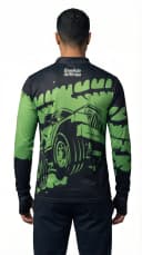 Camiseta de pesca - vista traseira