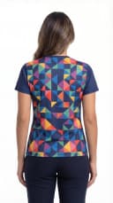 Camiseta sublimada corporativa - vista traseira