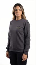 Moletom cinza chumbo - vista lateral