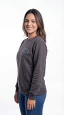 Moletom cinza chumbo - variação de pose